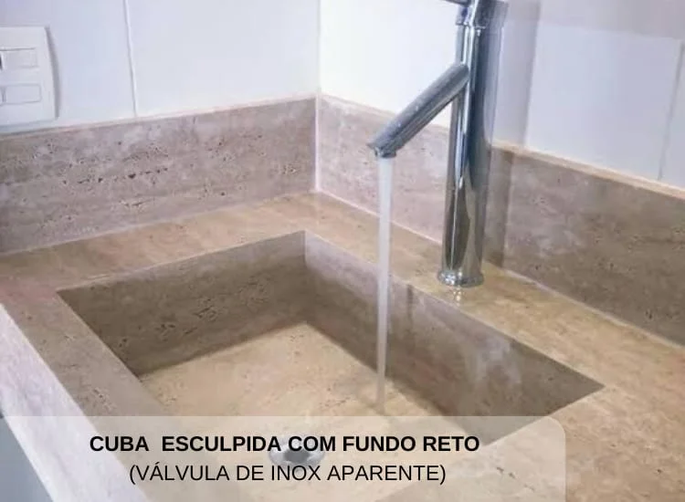 Cuba Esculpida com Fundo Reto