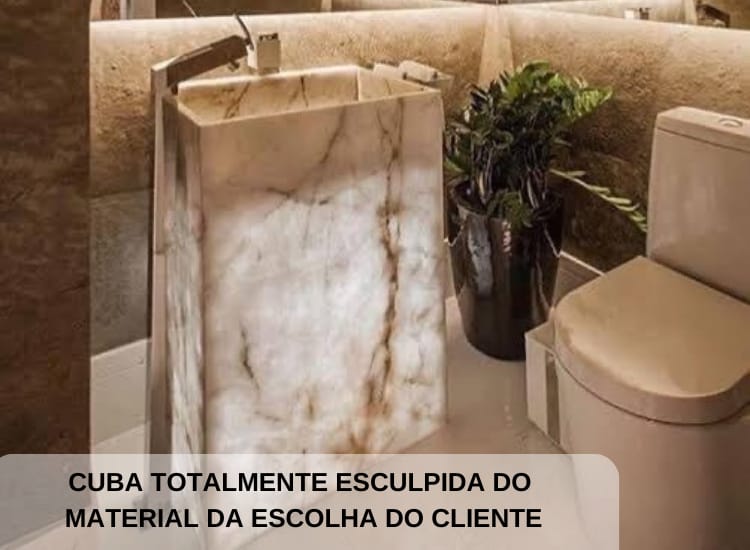 Cuba Totalmente Esculpida do Material da Escolha do Cliente