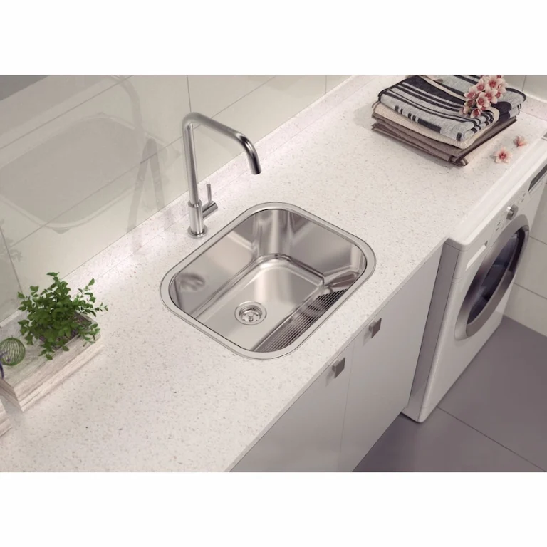 Tanque de Encaixe Tramontina Hera 34 L em Aço Inox Polido 50x40 cm